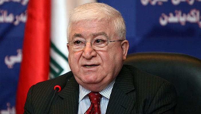 الرئيس العراقي يبحث مسألة المجاري المائية المشتركة مع نظيره التركي