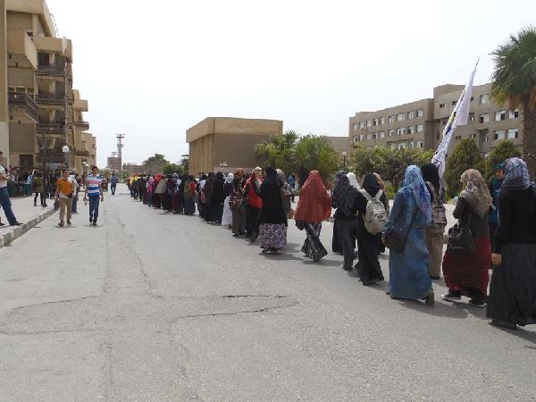 فعاليتين بجامعة حلوان تنديدا بالانقلاب