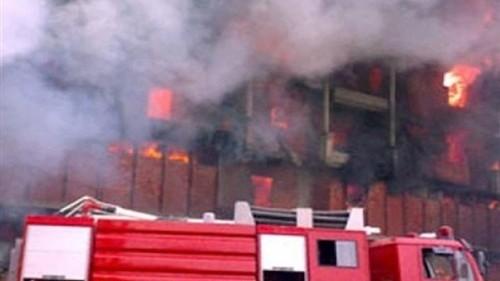 إصابة عامل في حريق بمصنع “الحصر” في الفيوم