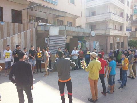 وقفة في “الزرقا” بدمياط ضمن فعاليات “حاميها حراميها”