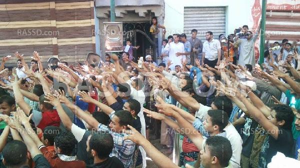 رغم الحصار الأمني .. قرية الميمون تنتفض ضد الانقلاب العسكري