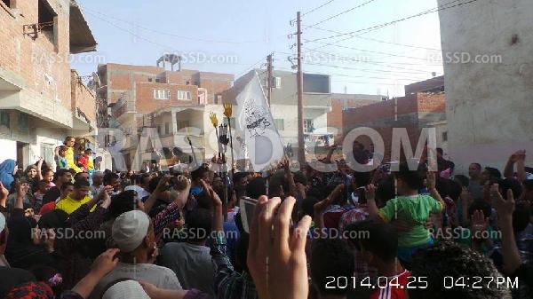 متظاهرو البحيرة ينتفضون احتجاجا على حكم العسكر