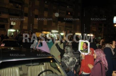 رافضو الانقلاب ينهون وقفتهم بمنطقة عين شمس