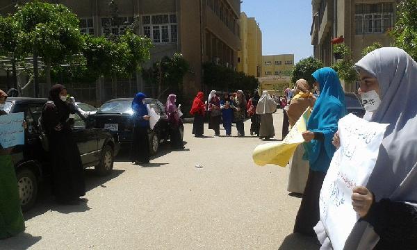 سلسلة لطالبات الأزهر بتفهنا الأشراف تنديدا بأحكام الإعدام