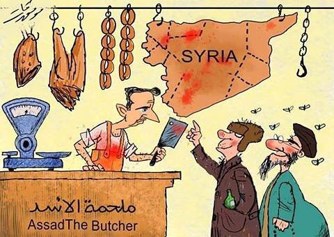 “حلب تحترق” .. الأوضاع السورية تتصدر الرسوم الكاريكاتورية في صحف اليوم