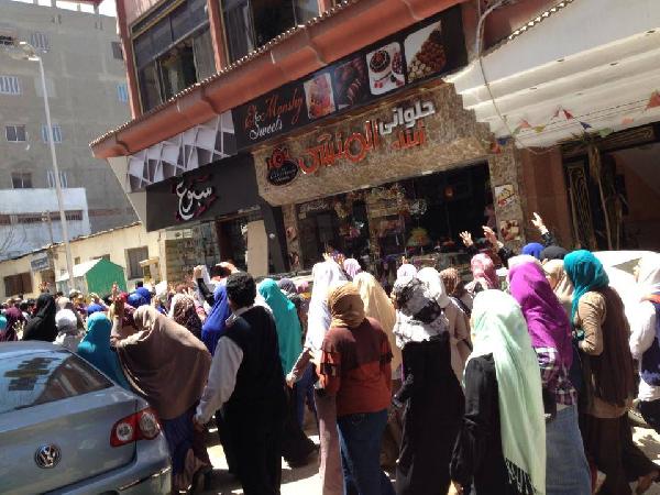 مسيرة لثوار دمياط تضامنا مع انتفاضة المعتقلين