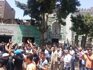 انطلاق مسيرة حاشدة باتجاه مسجد الاستقامة بالجيزة