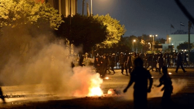 عودة حركة المرور بمحيط الأمن الوطني بعد انسحاب المتظاهرين