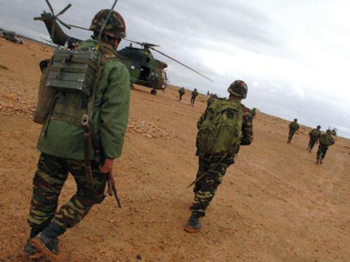 الجيش الجزائري يقتل 4 مسلحين ليبيين