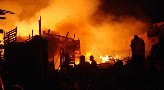 نشوب حريق بأوراق امتحانات مدرسة ثانوية بالمنوفية