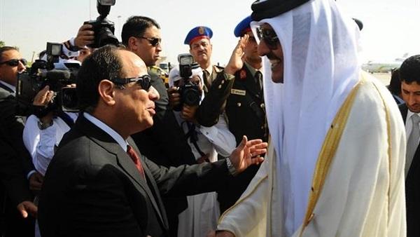 بعد الحكم في قضية التخابر.. مغردون: مقابلة السيسي لأمير قطر صلة رحم