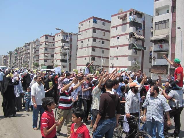 مسيرة ببورسعيد تنديدا بحكم العسكر