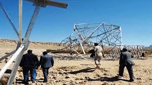 انقطاع الكهرباء في اليمن لاعتداء مسلحون على خطوط الطاقة