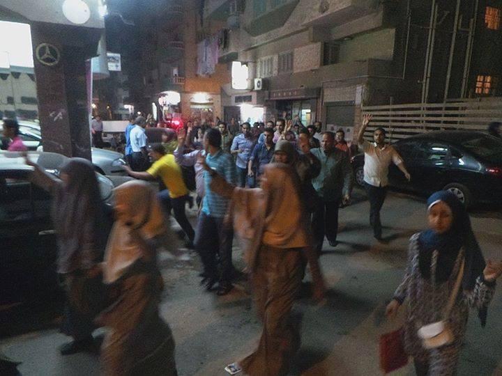 قوات الانقلاب تعتدي على مسيرة مناهضة للانقلاب بالإسكندرية