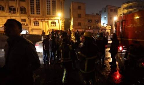 بالفيديو.. حريق بـ”الغورية” والأهالي يهتفون: ارحل يا سيسي