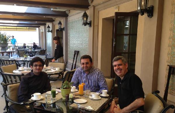 وائل غنيم يلتقي محمد العريان بأمريكا