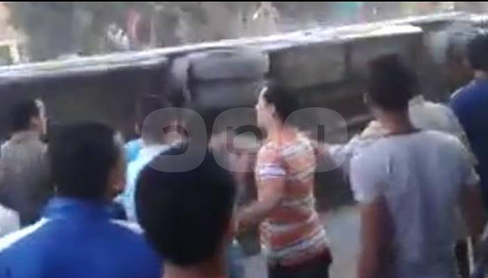 بالصور.. مصرع طفلة دهسا تحت عجلات سيارة أجرة بالمنوفية