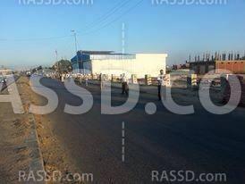 سلسلة بشرية رافضة للانقلاب بفارسكور دمياط