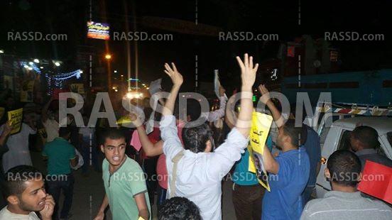 وقفة لعفاريت ضد الانقلاب بالقليوبية