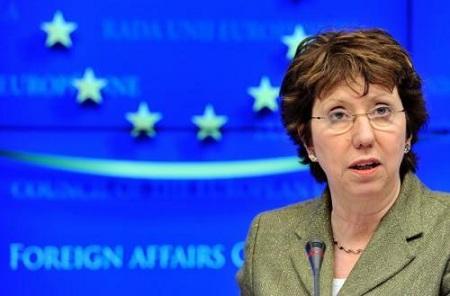 آشتون: اعتقال النشطاء بمصر مقلق في إطار التحول الديمقراطي