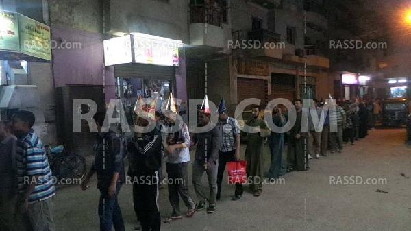 مسيرة بالطراطير لأهالي القوصية رفضًا للانقلاب