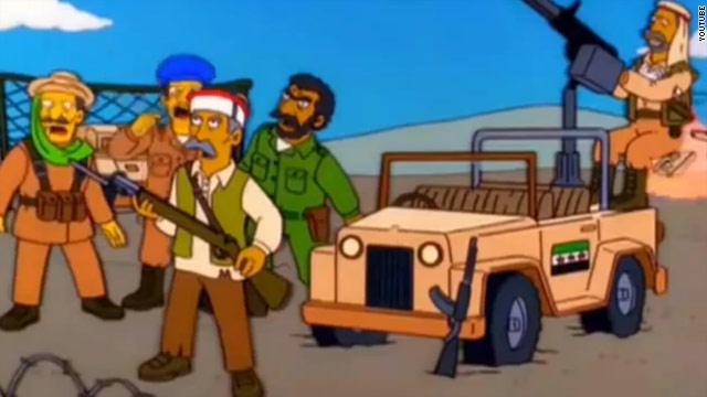 بالفيديو..كارتون قديم يكشف قصف أمريكا لثوار سوريا