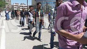 سلاسل رافضه للإنقلاب في ختام الاسبوع النهائي بجامعة الفيوم