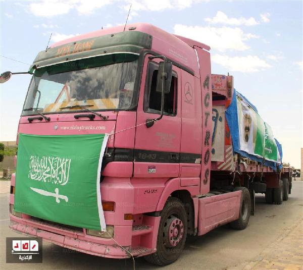 ادخال الدفعة قبل الأخيرة من المساعدات السعودية لغزة