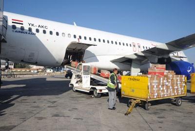 طائرة روسية محملة بمساعدات السوريين تتجه لبيروت