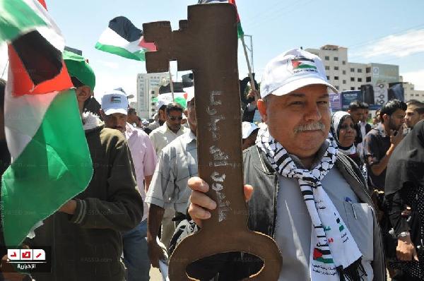 حلم العودة لا يزال يراود الفلسطينيين بعد 65 عاما علي النكبة