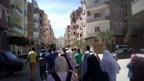 وقفة فراشة لـ”طلاب ضد الانقلاب” بالإسماعيلية