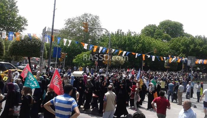 مسيرة حاشدة بتركيا تنديدا بأحكام الإعدام بحق مرسي