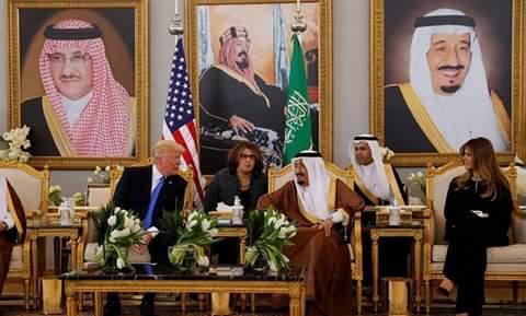 ترامب يصل السعودية في أول جولة خارجية له