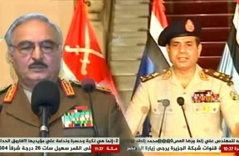 “حفتر ليبيا” علي خطي “سيسي مصر”