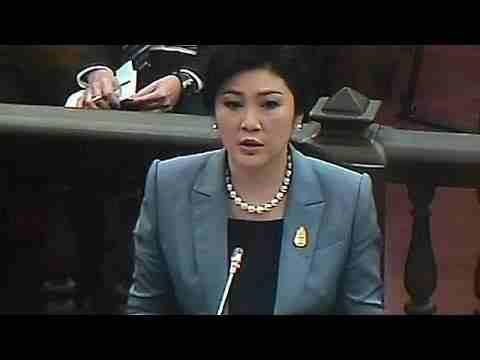 عسكر تايلاند يحتجزون رئيسة وزراء النظام المنقلب عليه الجيش