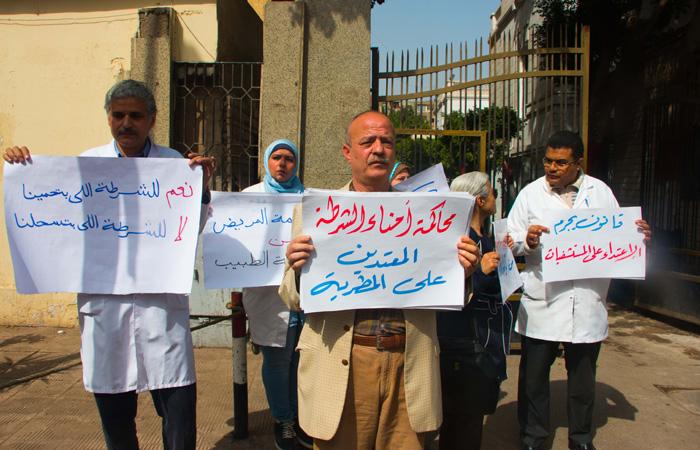 تأجيل محاكمة 9 أمناء شرطة بتهمة التعدي على أطباء المطرية لـ7 يونيو