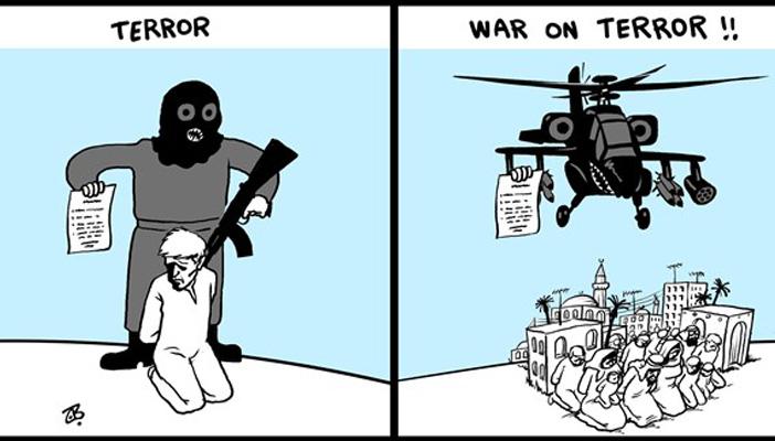 اشتباكات الفلوجة.. ما زالت تتصدر أبرز الرسوم الكاريكاتورية