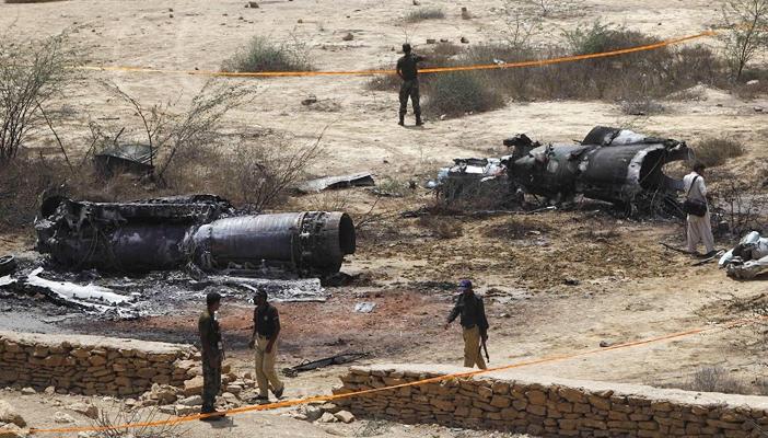 تحطم طائرة تدريب عسكرية في باكستان