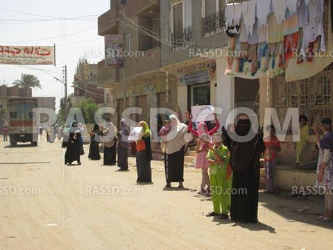 سلسلتين بالجيزة رفضًا لانتخابات العسكر