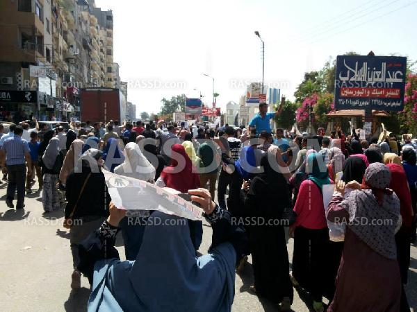 مسيرة مناهضة لانتخابات “الدم” بالمنصورة