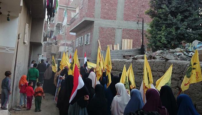 بلطجية يعتدون على مظاهرة نسائية في الشرقية