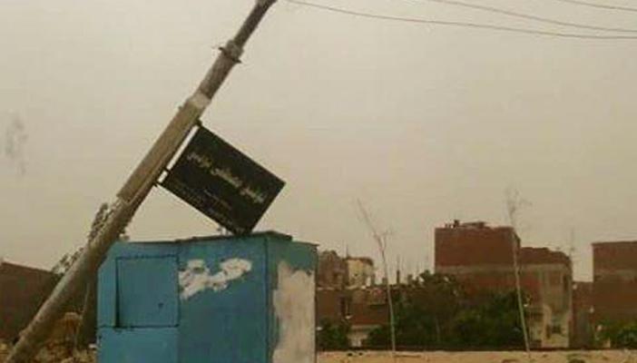 مصرع طفلة وإصابة آخرون بالإسماعيلية بعد سقوط أعمدة إنارة عليهم