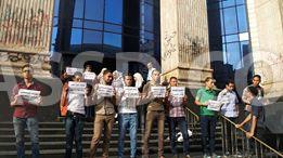 فعالية صامتة أمام نقابة الصحفيين دعماً لبيان القاهرة