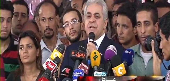 فيديو | صباحي يشكك بنسبة المشاركين بانتخابات العسكر