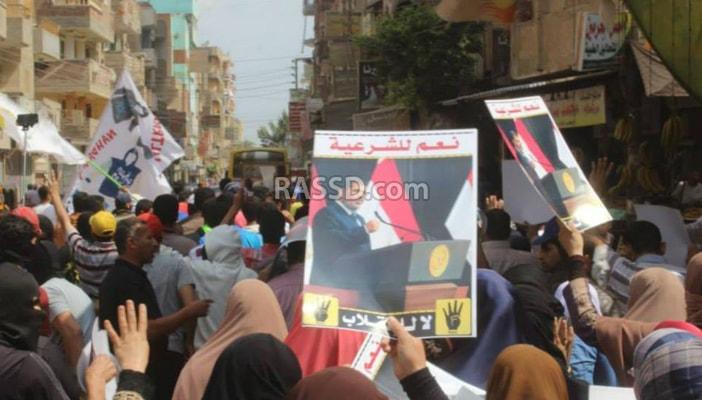 بالصور.. أهالي بحري وقبلي يتظاهرون في أسبوع “الصمود طريق النصر”