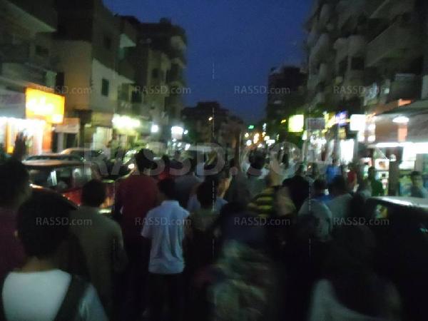 مسيرة لرافضي الانقلاب بالإسماعيلية والأمن يعتدي عليها