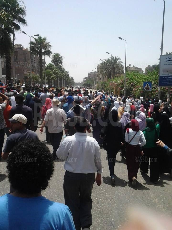 ثوار الهرم يتضامنون مع “انتفاضة السجون” الثانية