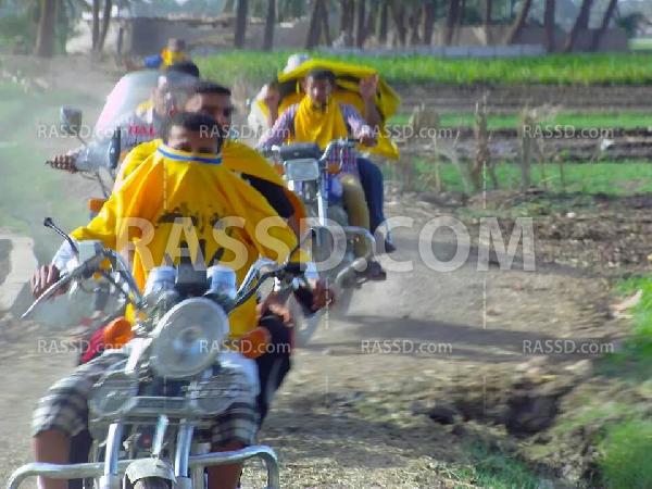 مسيرة بالموتوسيكلات تنديدا بحكم العسكر بسوهاج