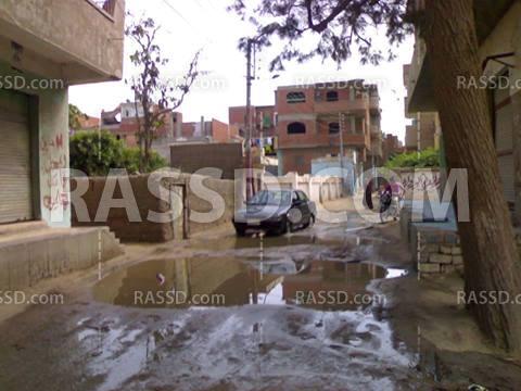 انفجار ماسورة صرف صحي في “عليم” بالشرقية يهدد بكارثة صحية