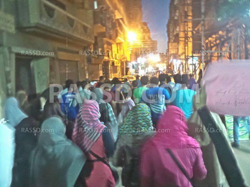 مسيرة شبابية مفاجئة لحركة “طنطاوية ضد الانقلاب”